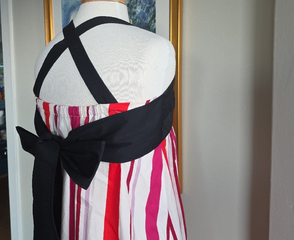 Kate Spade Black and Multicolor Striped Maxi Dress - Picture 7 of 16